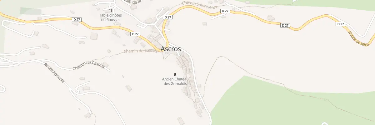 Plan du 5173 Village à Ascros