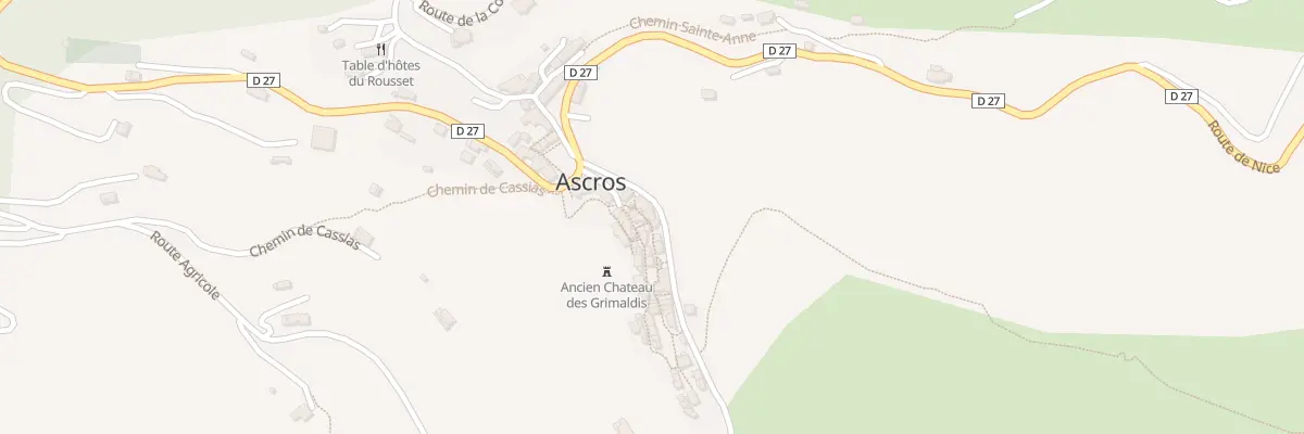 Plan du 5027 Village à Ascros