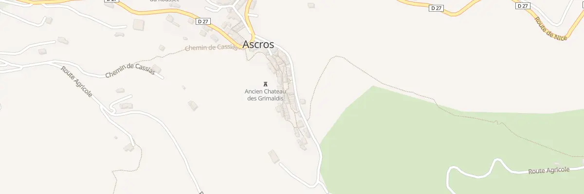Plan du 5176 Village à Ascros
