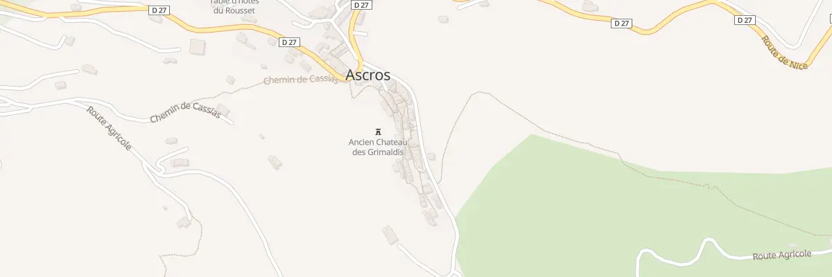 Plan du 5036 Village à Ascros