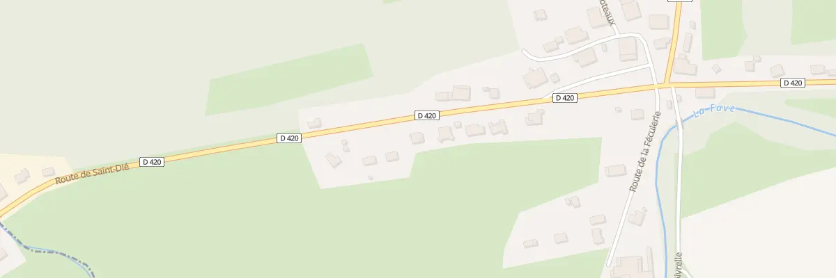 Plan du 281 Rte de Saint-dié à Pair-et-Grandrupt