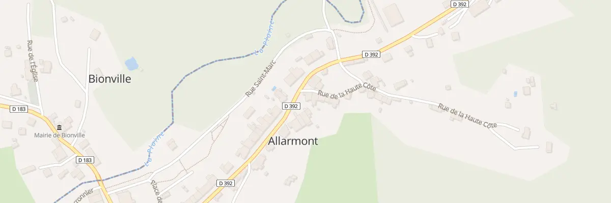 Plan du 32 Rue Henri Valentin à Allarmont