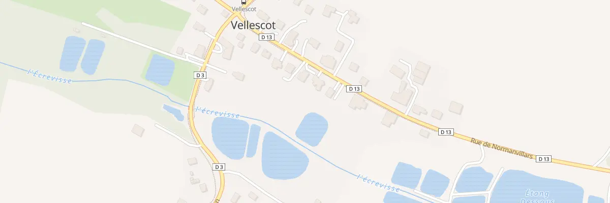 Plan du 14 Rue de Normanvillars à Vellescot