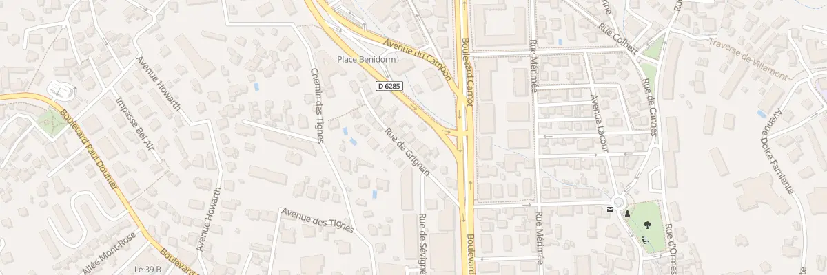 Plan du 14 Rue Grignan au Cannet