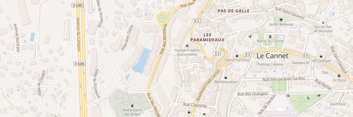 Plan du 34 Rue Victor Hugo au Cannet