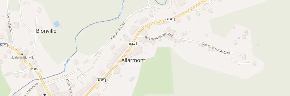 Plan du 28 Rue Henri Valentin à Allarmont