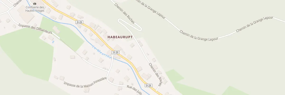 Plan du 182 Che des Roches à Plainfaing