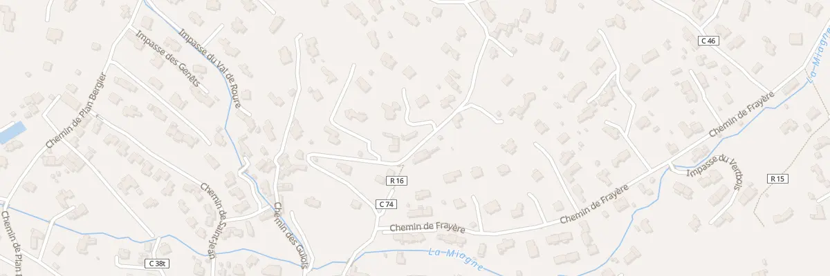 Plan du 23 Che du Colombier au Rouret