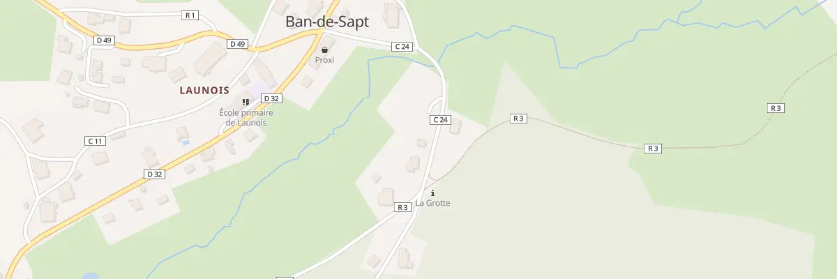 Plan du 3 Che de la Prelle à Ban-de-Sapt