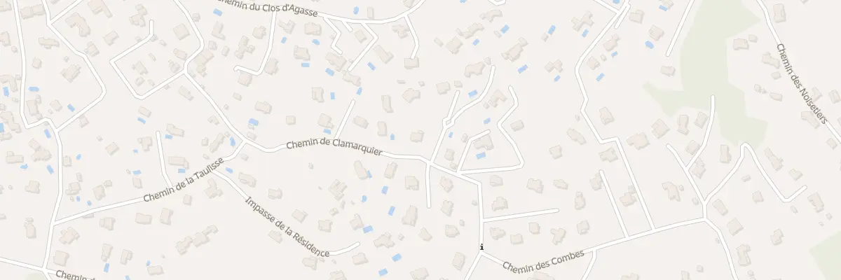 Plan du 17 Che de Clamarquier au Rouret
