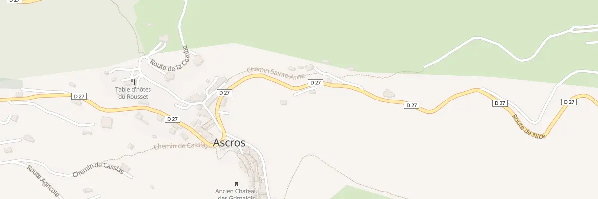 Plan du 5132 Sainte Anne à Ascros
