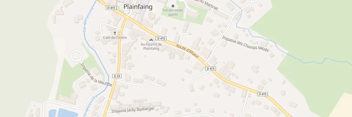 Plan du 170 Rte d’Alsace à Plainfaing