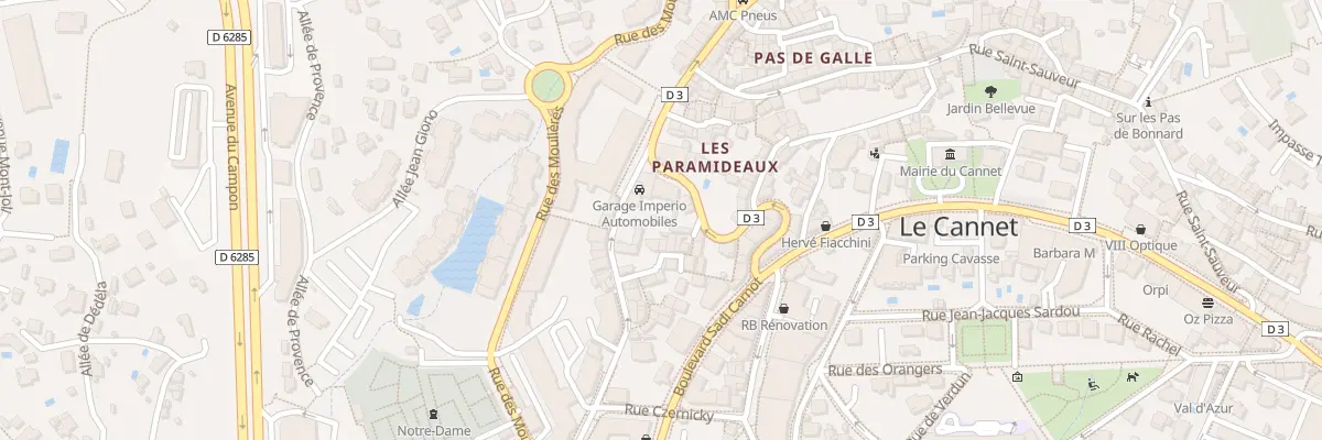 Plan du 25 Rue du Commandant Lamy à Cannes