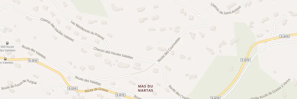 Plan du 321 Rte de Courmettes à Tourrettes-sur-Loup