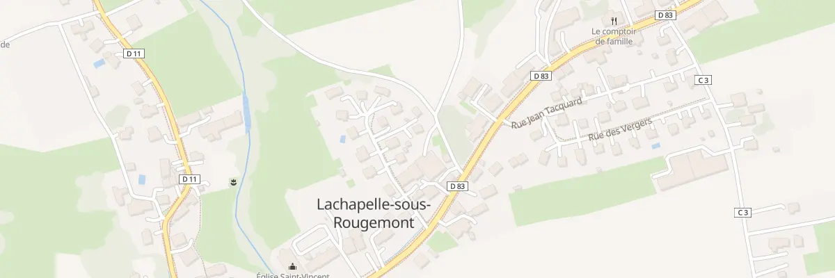Plan du 8 Rue des Vosges à Lachapelle-sous-Rougemont