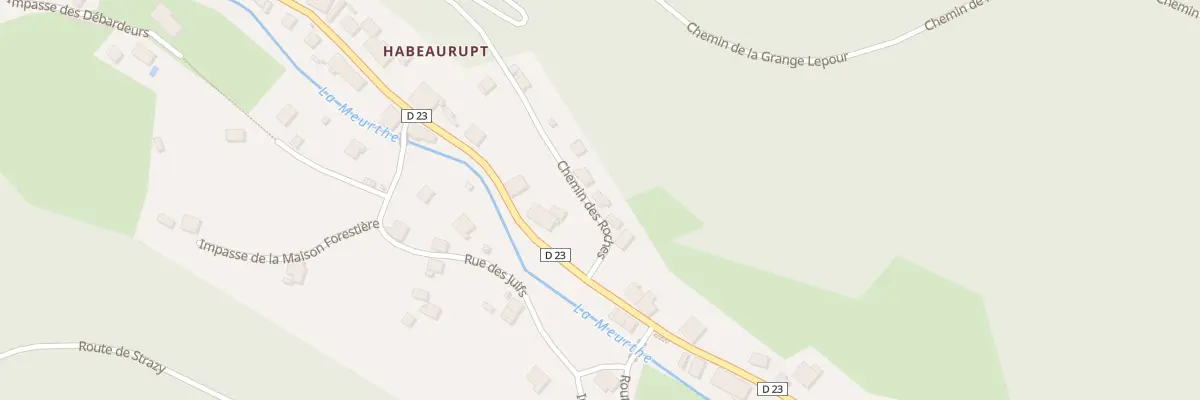 Plan du 68 Che des Roches à Plainfaing