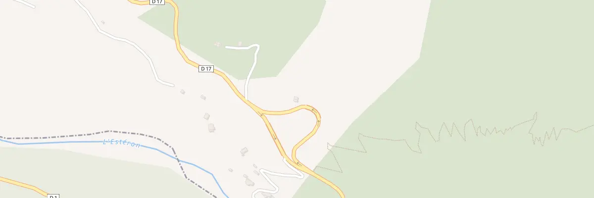 Plan du 1481 Rte de Nice à Roquestéron