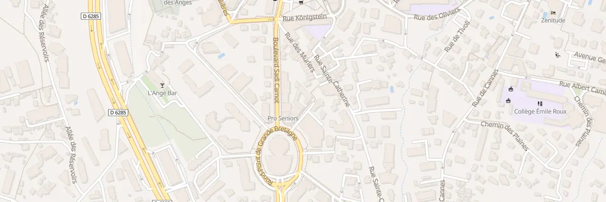 Plan du 9 Pas Sainte Catherine au Cannet