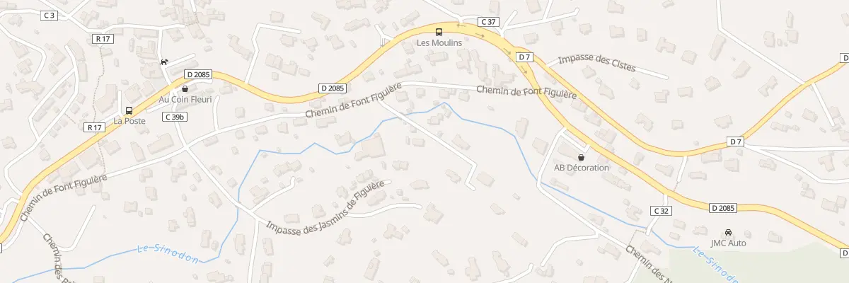 Plan du 4 Che de la Gougourette au Rouret