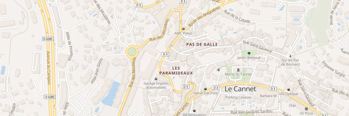 Plan du 11 Rue des Paramideaux au Cannet
