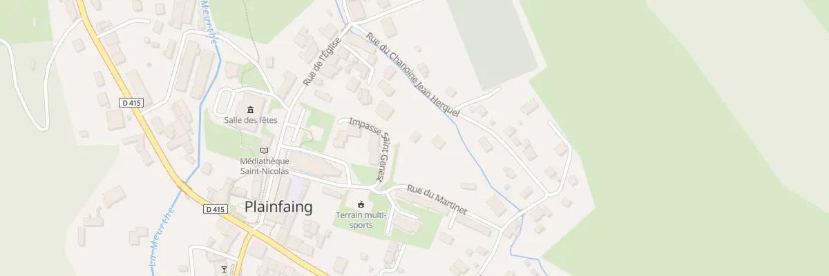 Plan du 371 Rue du chanoine Jean Herquel à Plainfaing