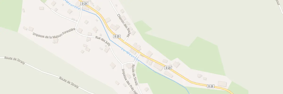 Plan du 3627 Rte de Gérardmer à Plainfaing