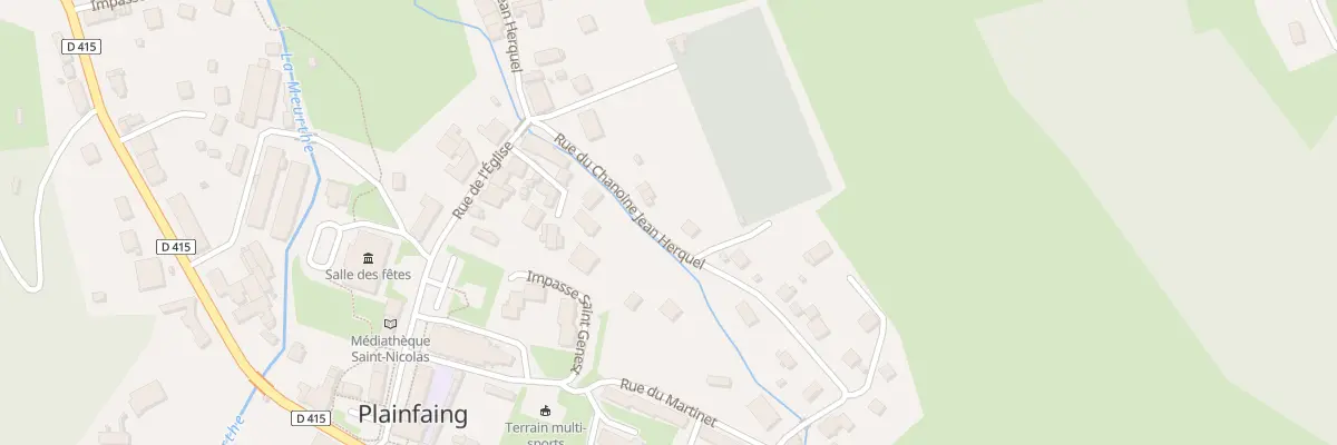 Plan du 396 Rue du chanoine Jean Herquel à Plainfaing
