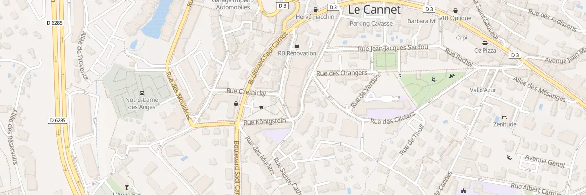 Plan du 15 Rue des Michels au Cannet