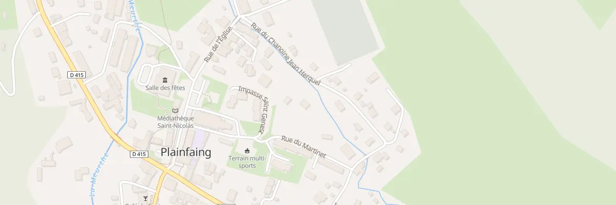 Plan du 361 Rue du chanoine Jean Herquel à Plainfaing