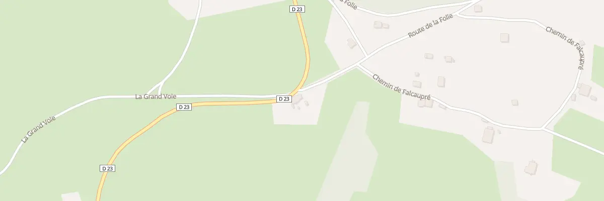 Plan du 26 Rte de la Croix aux Mines à Fraize