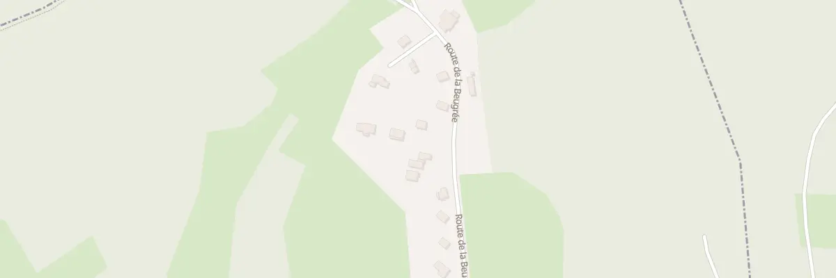 Plan du 701 Rte de la Beugrée à Pair-et-Grandrupt
