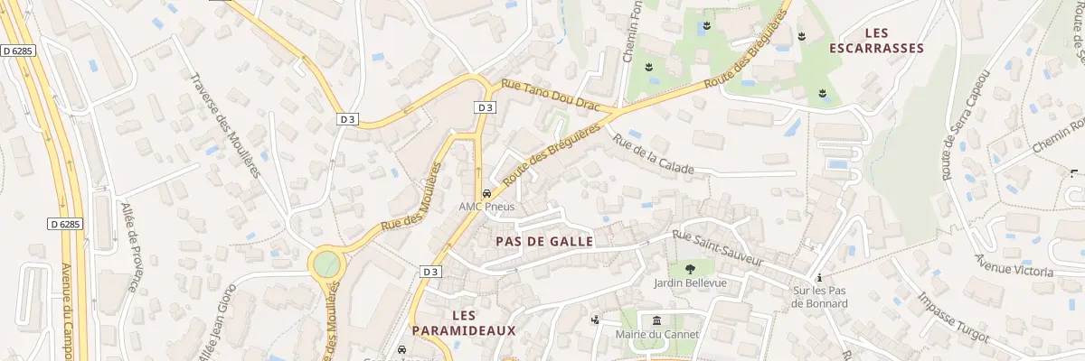 Plan du 8 Che des Breguieres au Cannet