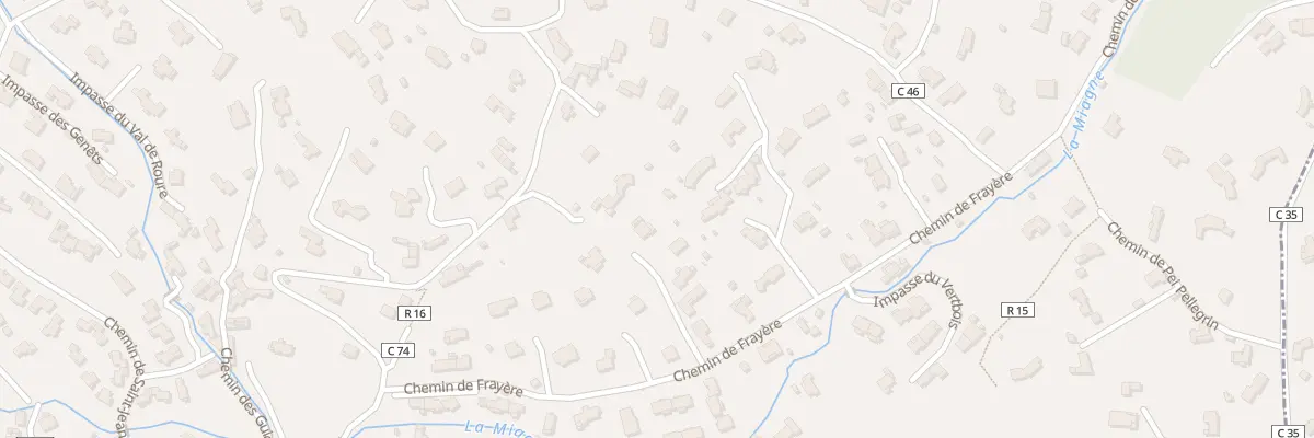 Plan du 21 Che de Frayere au Rouret