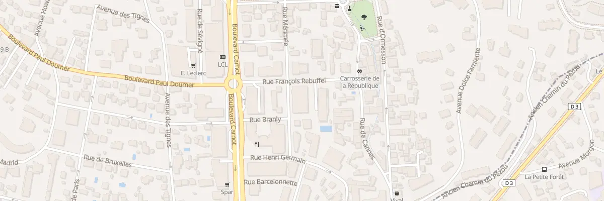 Plan du 39 Rue Merimée au Cannet