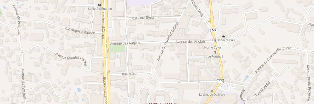 Plan du 77 Av Maréchal Gallieni à Cannes