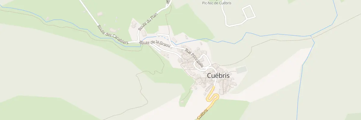 Plan du 2 Rue du Mûrier à Cuébris