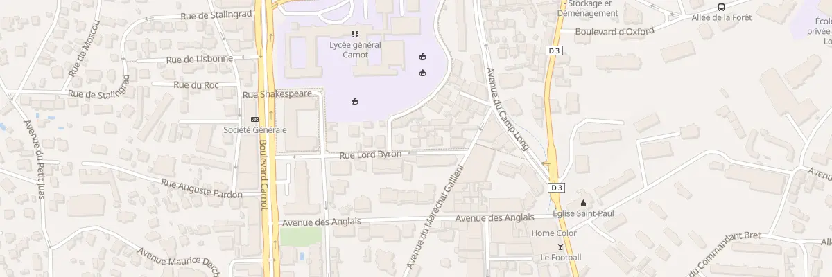 Plan du 17 Rue Lord Byron à Cannes