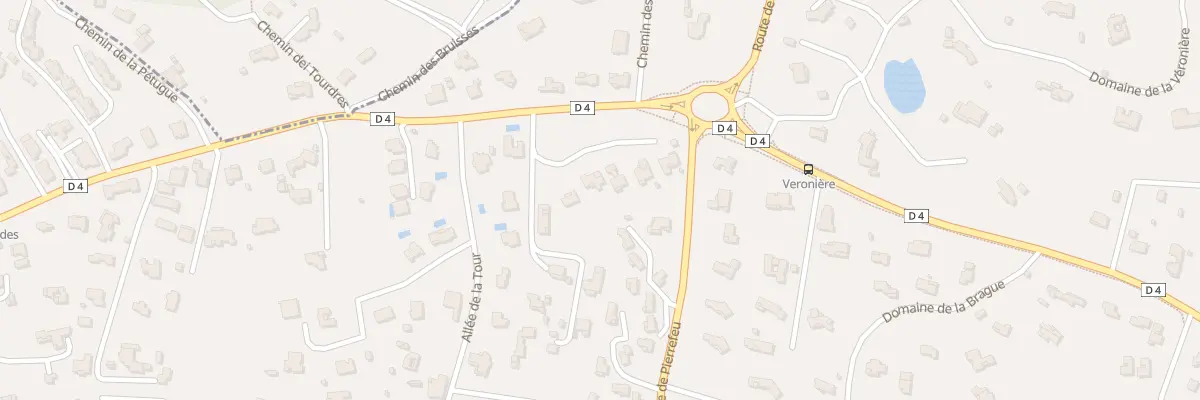 Plan du 892 Rte de Nice à Valbonne