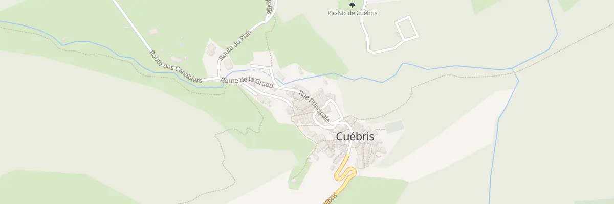 Plan du 1 Rue des Granges Fleuries à Cuébris