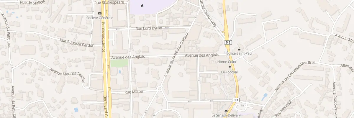 Plan du 94 Av Maréchal Gallieni à Cannes