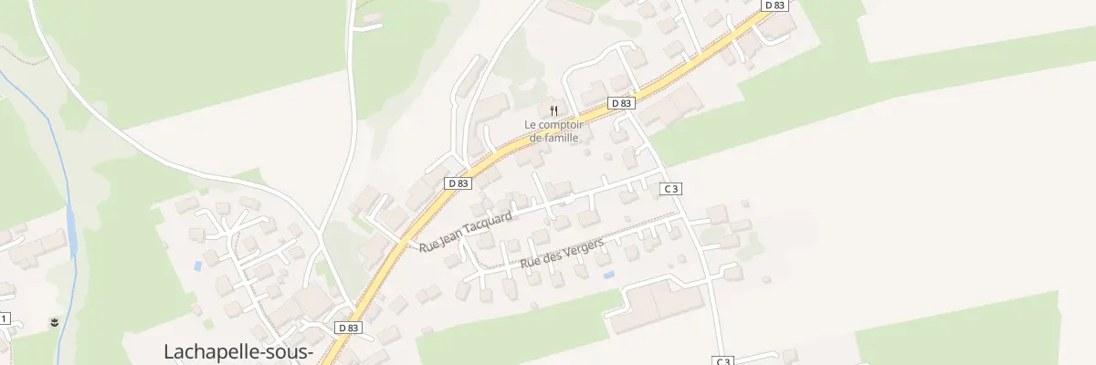 Plan du 7 Rue Jean Tacquard à Lachapelle-sous-Rougemont