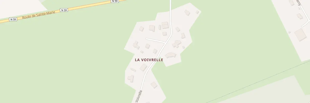 Plan du 20 Rue de la Voivrelle à Remomeix
