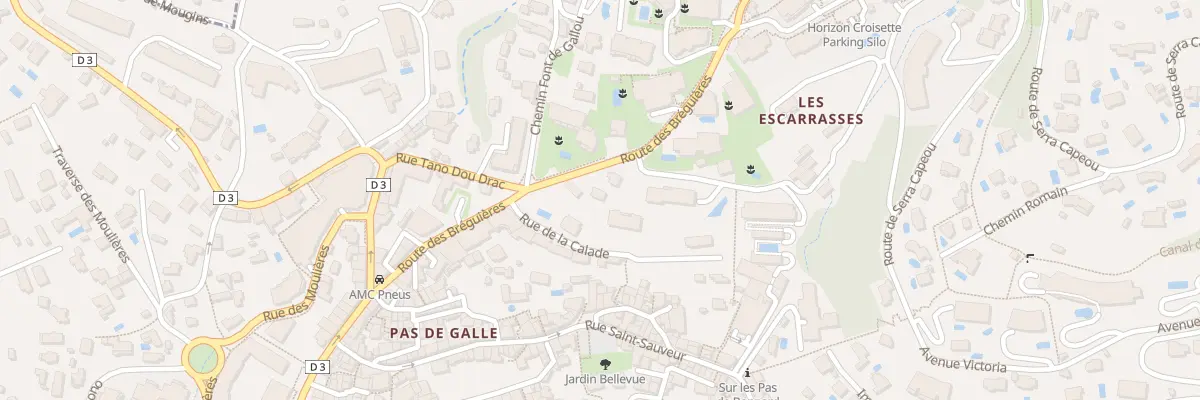 Plan du 20 Rte des Breguieres au Cannet