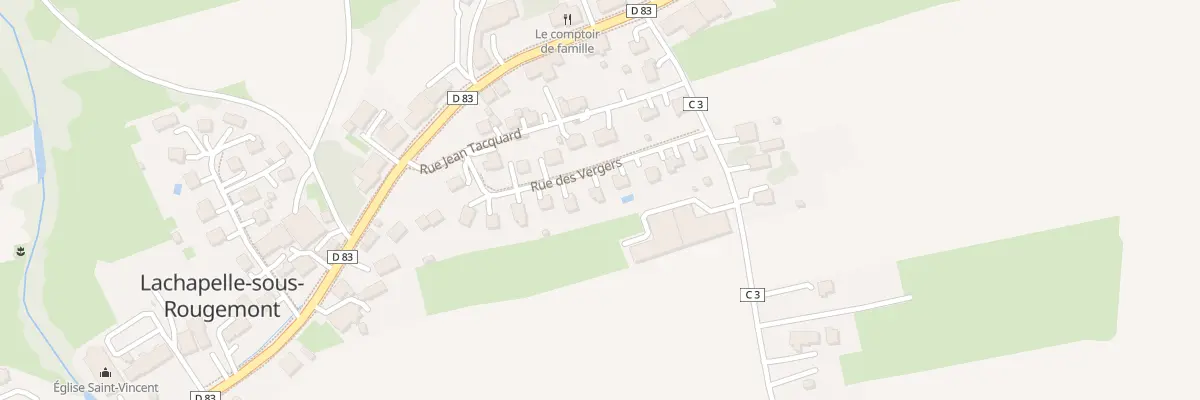 Plan du 14 Rue des Vergers à Lachapelle-sous-Rougemont