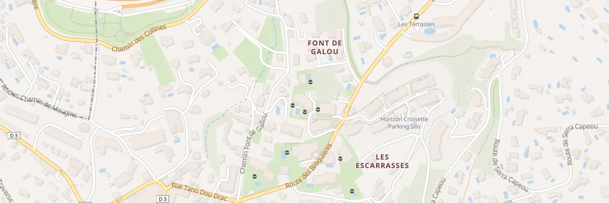 Plan du 27 Che des Breguieres au Cannet