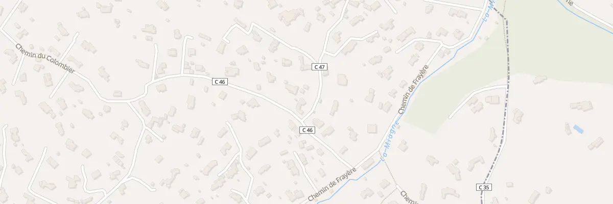 Plan du 39 Che des Bourges au Rouret