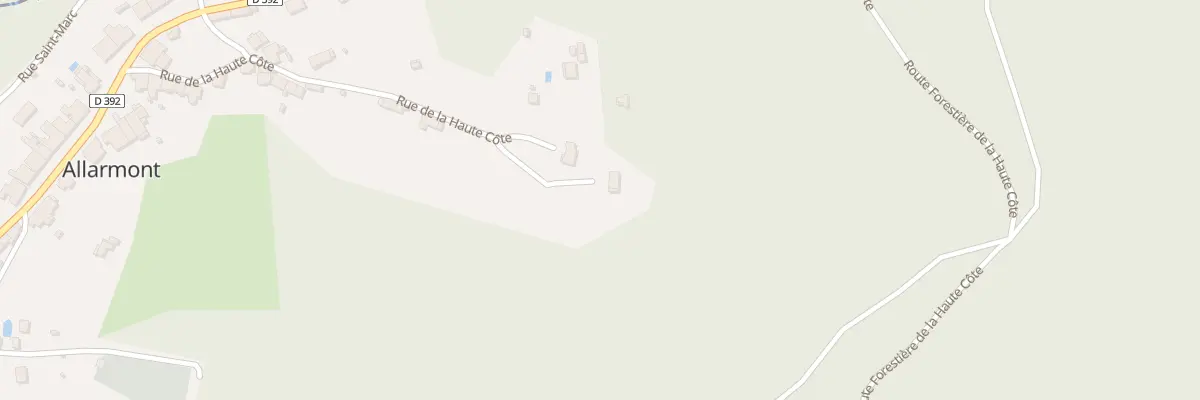 Plan du 36 Rue de la Haute Côte à Allarmont