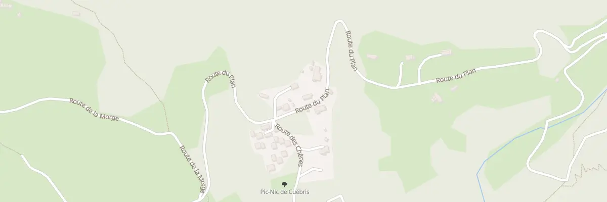 Plan du 679 Rte du Plan à Cuébris