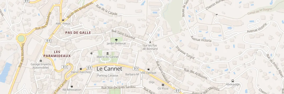 Plan du 8 Rue de la Placette au Cannet