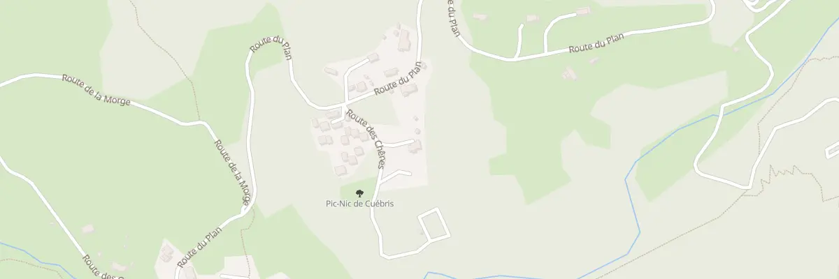 Plan du 5121 Rte des Chênes à Cuébris
